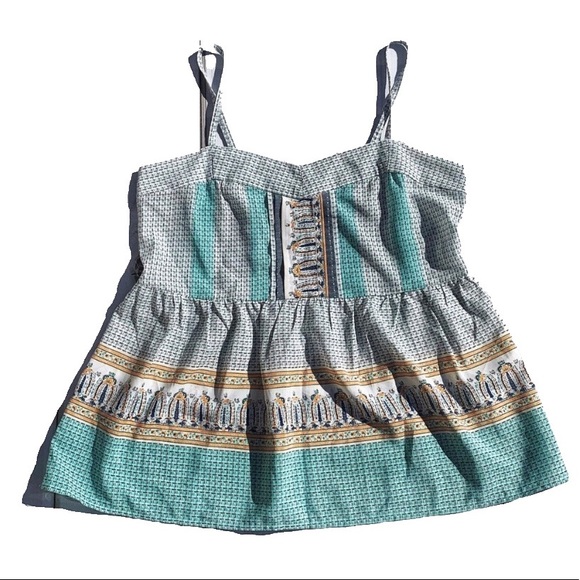 ☀️4/25 Kismet Boho Empire Waist Tank Top